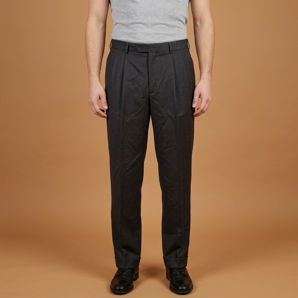 Jos. A. Bank Men's Dress Pants Gray Classic Fit Dry Clean Only36.30
